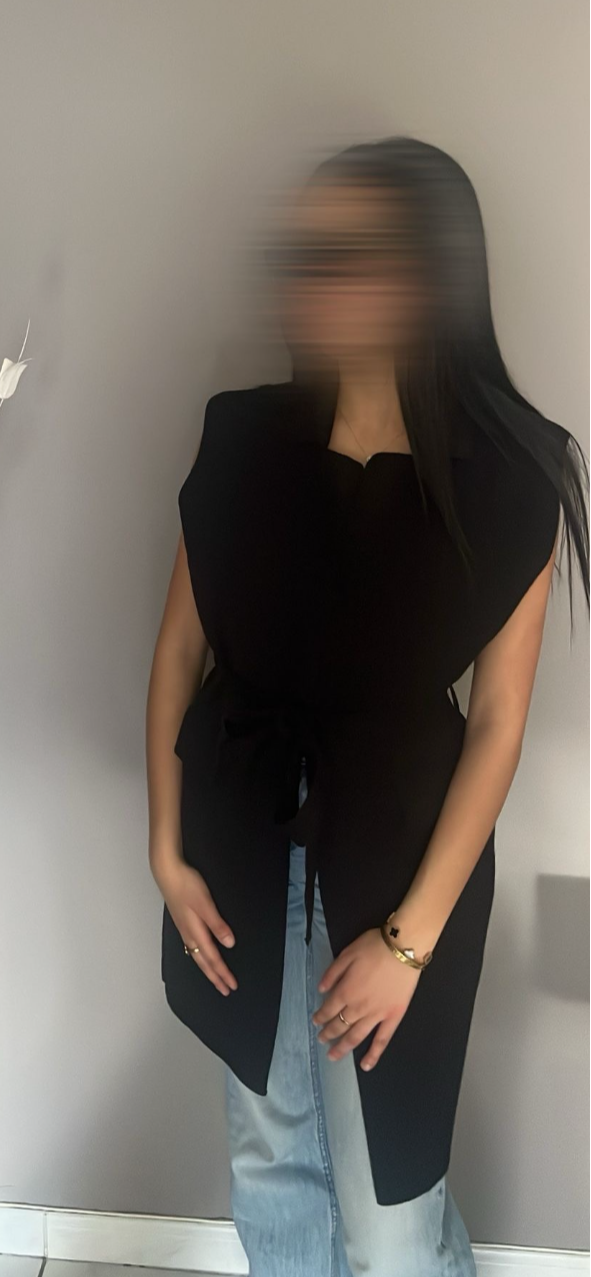 Long gilet sans manche
