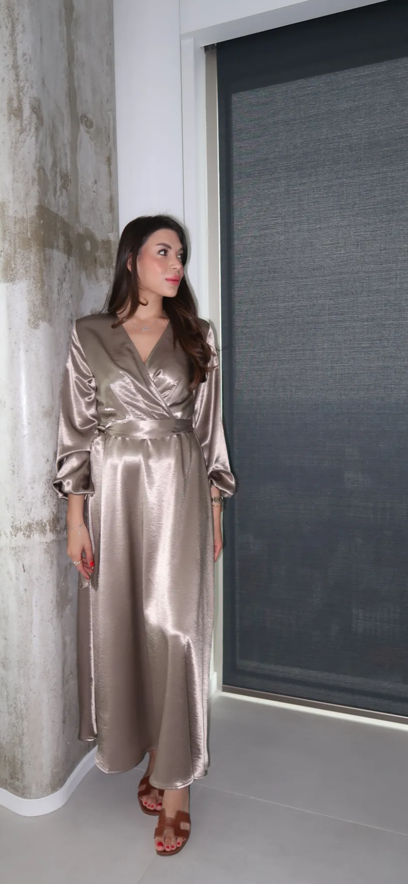 Robe satiné