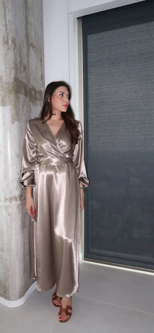 Robe satiné