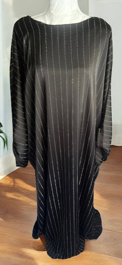 Abaya élégante à strass